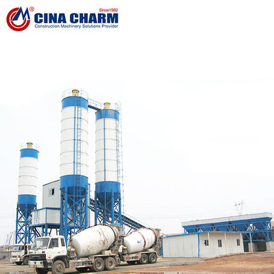 qualidade  Building Material Shops Changli Good Quality 180M3/H Ready Mixed Concrete Plant HZS180 Belt Conveyor Concrete Batching Plant fábrica