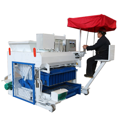 Máquinas moventes do fabricante de tijolo da planta de produção do bloco de cimento para o bloco de pavimentação contínuo oco